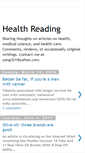 Mobile Screenshot of healthreading.blogspot.com