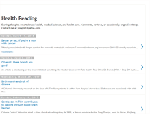 Tablet Screenshot of healthreading.blogspot.com