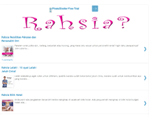 Tablet Screenshot of 101-rahsia.blogspot.com