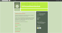 Desktop Screenshot of correossomosnosotros.blogspot.com