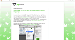 Desktop Screenshot of joybidder.blogspot.com