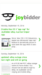 Mobile Screenshot of joybidder.blogspot.com