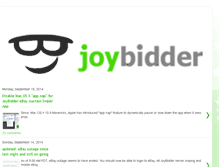 Tablet Screenshot of joybidder.blogspot.com