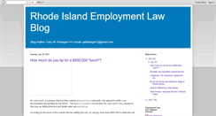 Desktop Screenshot of oceanstateemploymentlaw.blogspot.com