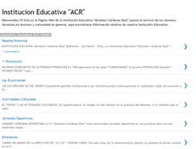 Tablet Screenshot of institucioneducativaacr.blogspot.com