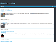 Tablet Screenshot of dbimdabiz-online.blogspot.com