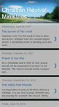 Mobile Screenshot of christianrevivalministries.blogspot.com