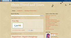 Desktop Screenshot of bbosstours.blogspot.com