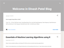 Tablet Screenshot of dineshspatel.blogspot.com