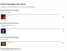 Tablet Screenshot of enfermedades-del-alma.blogspot.com