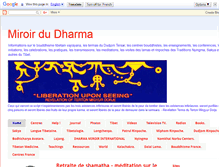 Tablet Screenshot of miroirdudharma.blogspot.com