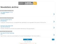 Tablet Screenshot of newslettersarchive.blogspot.com