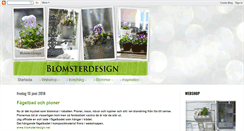 Desktop Screenshot of blomsterdesignnet.blogspot.com