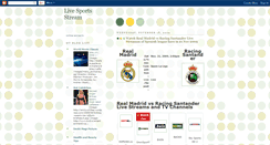 Desktop Screenshot of live-sport-stream.blogspot.com