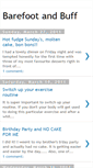 Mobile Screenshot of barefootandbuff.blogspot.com
