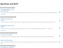 Tablet Screenshot of barefootandbuff.blogspot.com