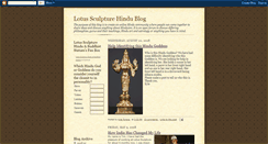 Desktop Screenshot of lotussculpturehindu.blogspot.com