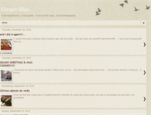 Tablet Screenshot of gingerslice.blogspot.com