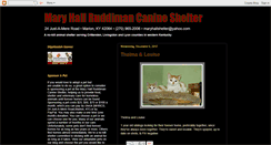 Desktop Screenshot of maryhallshelter.blogspot.com