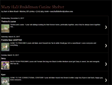 Tablet Screenshot of maryhallshelter.blogspot.com