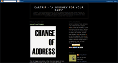 Desktop Screenshot of eartripmagazine.blogspot.com