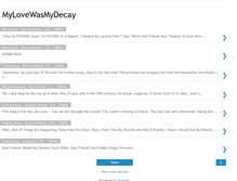 Tablet Screenshot of mylovewasmydecay.blogspot.com