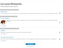Tablet Screenshot of loslocosdinosaurios.blogspot.com
