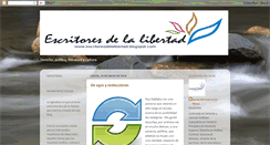 Desktop Screenshot of escritoresdelalibertad.blogspot.com