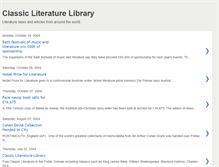 Tablet Screenshot of classic-literature-library.blogspot.com