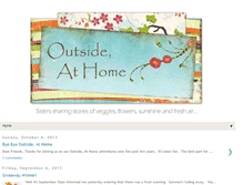 Tablet Screenshot of outsideathome.blogspot.com