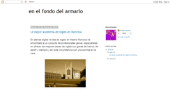 Desktop Screenshot of monica-enelfondodelarmario.blogspot.com