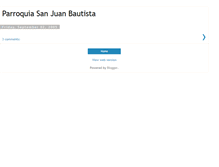 Tablet Screenshot of parroquiasanjuanbautista.blogspot.com