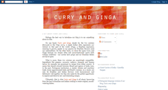 Desktop Screenshot of curryandginga.blogspot.com