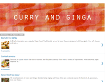 Tablet Screenshot of curryandginga.blogspot.com