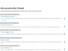 Tablet Screenshot of microcontrollerebook.blogspot.com