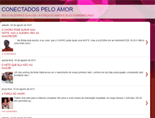 Tablet Screenshot of conectadospeloamor.blogspot.com