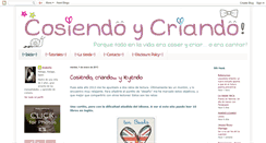 Desktop Screenshot of cosiendoycriando.blogspot.com