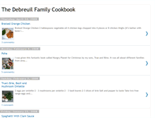 Tablet Screenshot of debreuilcookbook.blogspot.com