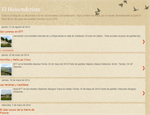 Tablet Screenshot of bicisenderista.blogspot.com