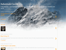 Tablet Screenshot of hambo-substitutecarrot.blogspot.com