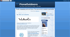 Desktop Screenshot of fionaoutdoors.blogspot.com