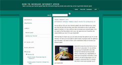 Desktop Screenshot of increasespeedofinternet.blogspot.com