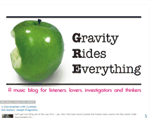 Tablet Screenshot of gravityrideseverythingblog.blogspot.com