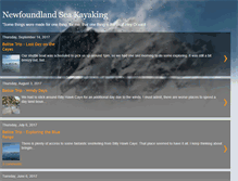 Tablet Screenshot of newfoundlandseakayaking.blogspot.com