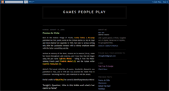 Desktop Screenshot of gamezpeopleplay.blogspot.com