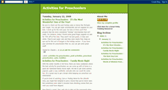 Desktop Screenshot of preschooleractivities.blogspot.com