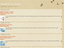Tablet Screenshot of mappingforjustice.blogspot.com