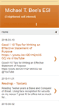 Mobile Screenshot of michael-t-bee-esi.blogspot.com