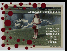 Tablet Screenshot of abundantcuriosities.blogspot.com