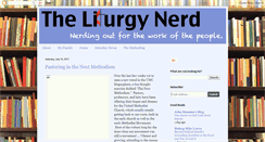 Desktop Screenshot of liturgynerd.blogspot.com